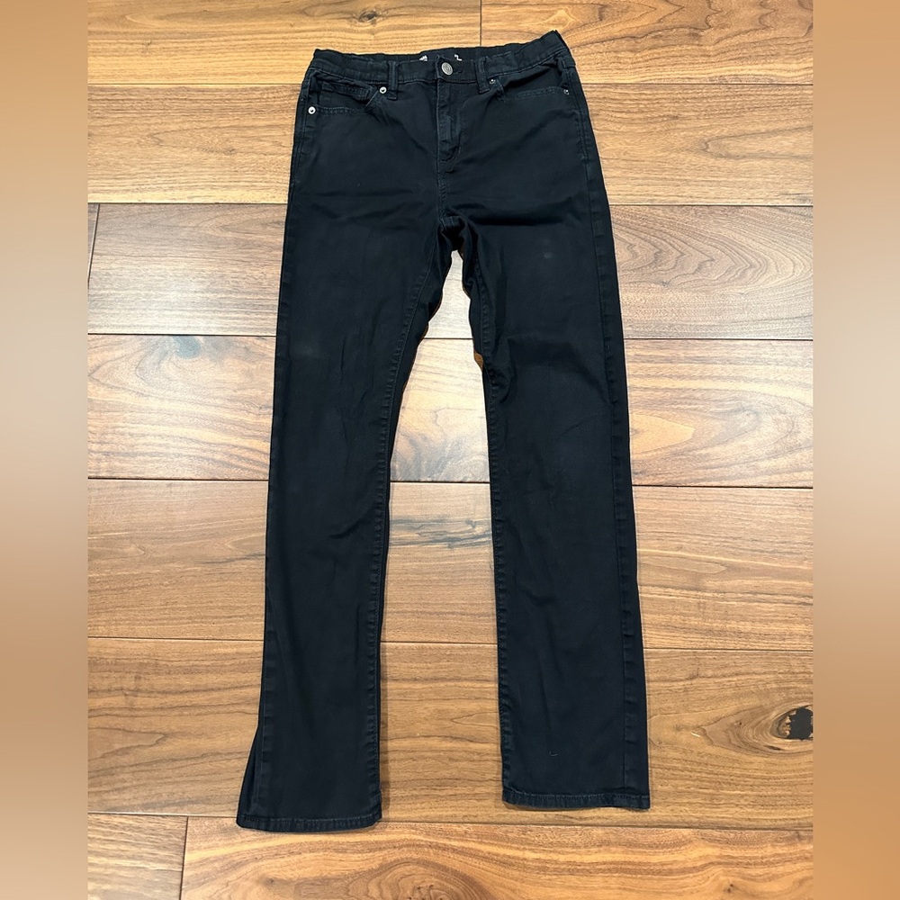 Old Navy Boys 360 Stretch Slim Straight Jeans in Black Size 16
